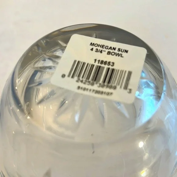 Waterford Crystal Marquis Mohegan Sun Casino Bowl 1997 NIB Made in Poland